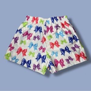 NWT TEREZ Cute Fancy Bows Shorts for Sleep or Comfort | Size: 14 (Girls) | Terez